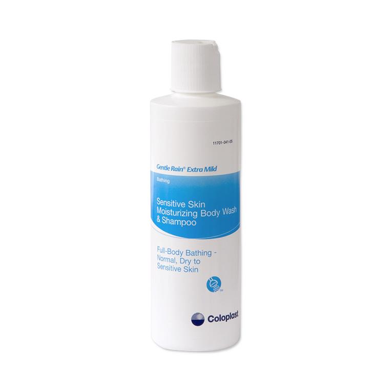 Coloplast Gentle Rain Shampoo and Body Wash, Scented, 4-ounce Flip Top Bottle (36/BX)