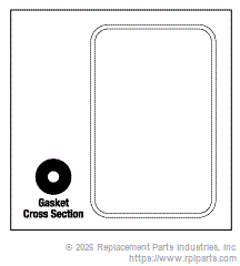 RPI CSG003 Door Gasket (24" X 36") 