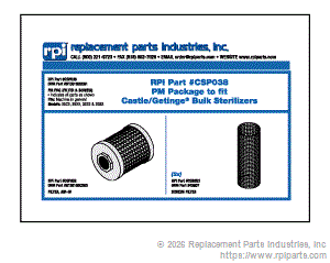 RPI CSP038 Pm Pkg (Filter & Screen) 