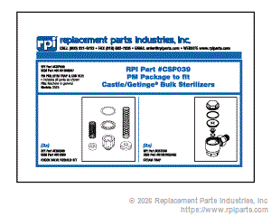 RPI CSP039 Pm Pkg (Stm Trap & Chk Vlv) 