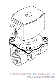RPI CSV005 Solenoid Valve Assembly 