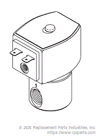 RPI CSV009 Solenoid Valve Assembly 