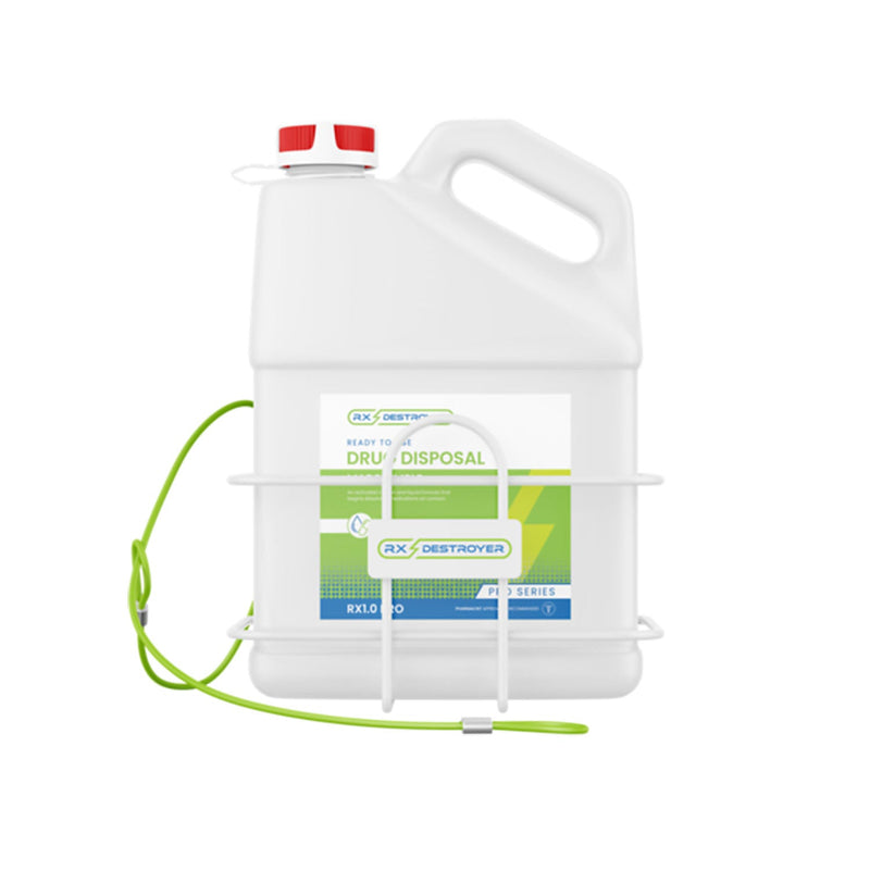 C2r Global Rx Destroyer Accessories  Rx Destroyer 1 Gallon Wall Mount with Security Cab