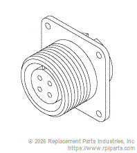 RPI CVR004 Monopolar Receptacle 