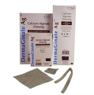 Silver Alginate Dressing DermaGinate/ Ag 2 X 2 Inch Square Sterile 