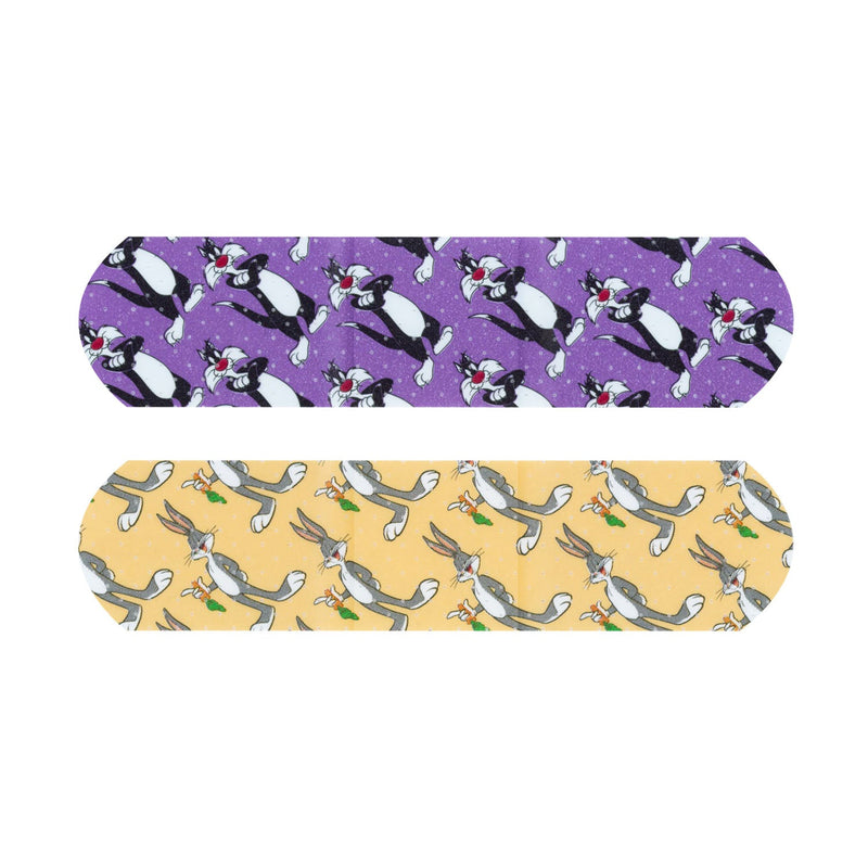 Dukal Corporation Dukal Children‘S Character Adhesive Bandages  Stat Strip Adhesive Bandage, Bugs Bunny & Sylveste