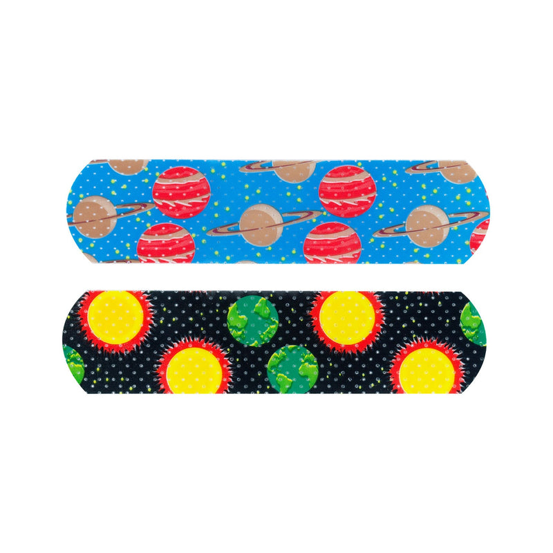 Dukal Corporation Dukal Children‘S Character Adhesive Bandages  Adhesive Bandage, Planets & Stars, 5/8" x 2¼", Ste