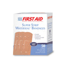 Dukal Corporation Dukal Waterseal Bandages  Bandage, 1" x 3", Tan, Sterile, 50/bx, 24 bx/cs