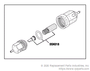 RPI DSA002 Duckbill Filter Assembly 