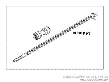 RPI DSF048 Union Connector (3/16" Push-In) 