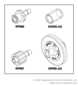 RPI DSK001 Retrofit Water Filter Kit