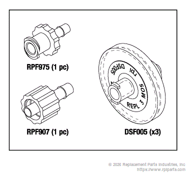 RPI DSK021 Water Filter Kit 