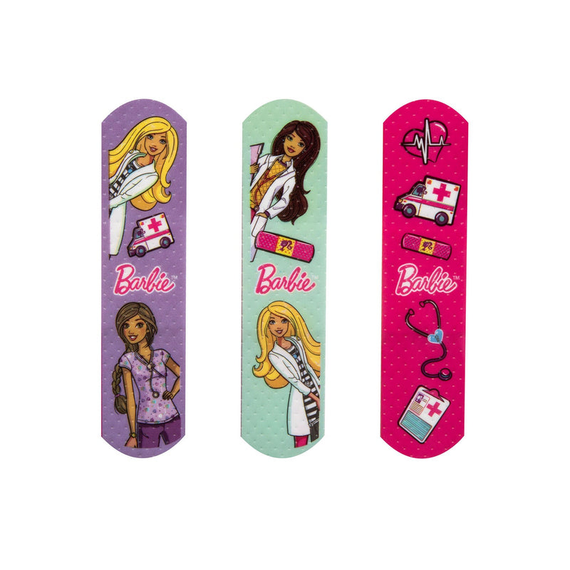 Dukal Corporation Dukal Children‘S Character Adhesive Bandages  Stat Strip Adhesive Bandage, Barbie, 3/4" x 3", 10