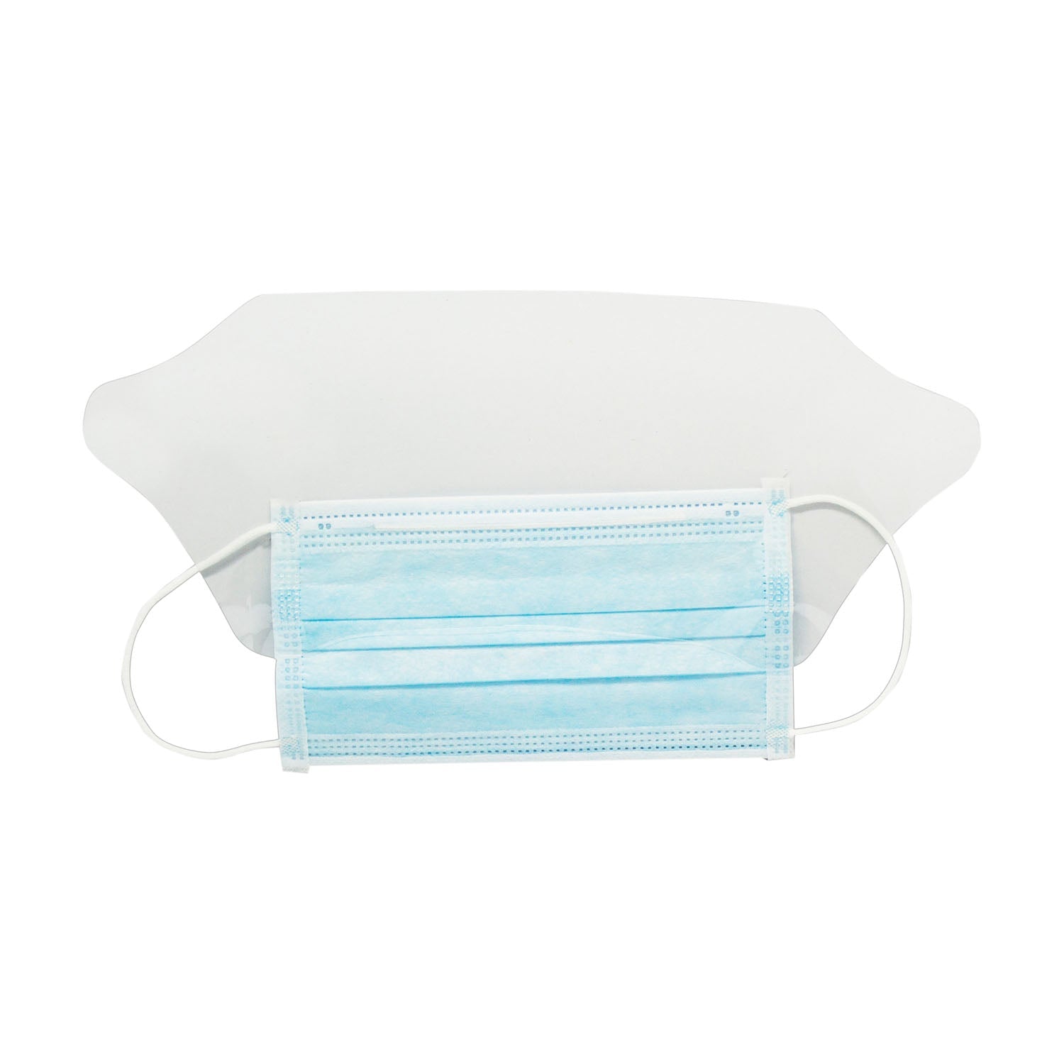 Dukal Corporation Dukal Procedure Masks  Face Mask, Fluid Shield & Earloop, Blue, 25/bx, 8