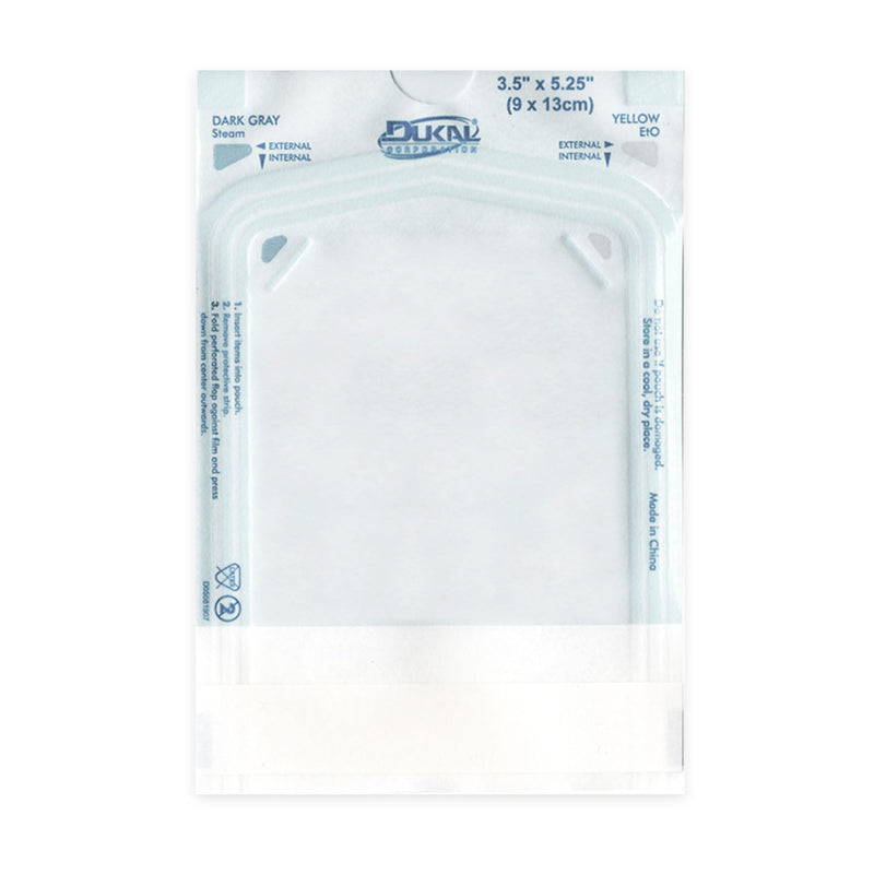 Dukal Corporation Dukal Sterilization Pouch  Pouches, 3.5" x 5.25", 200/bx, 30 bx/cs (48 cs/plt