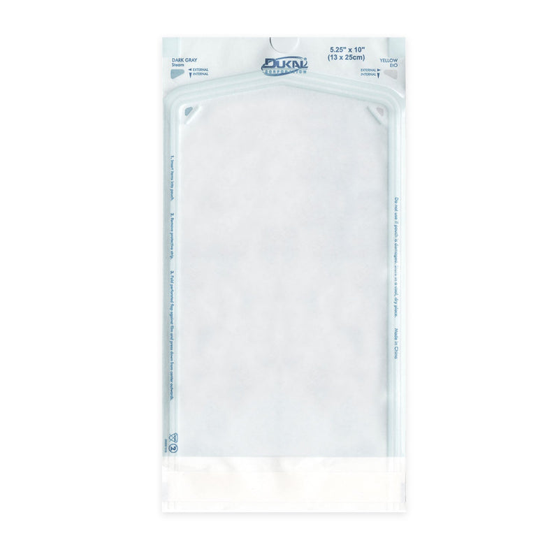 Dukal Corporation Dukal Sterilization Pouch  Pouches, 5.25" x 10", 200/bx, 15 bx/cs (45 cs/plt)