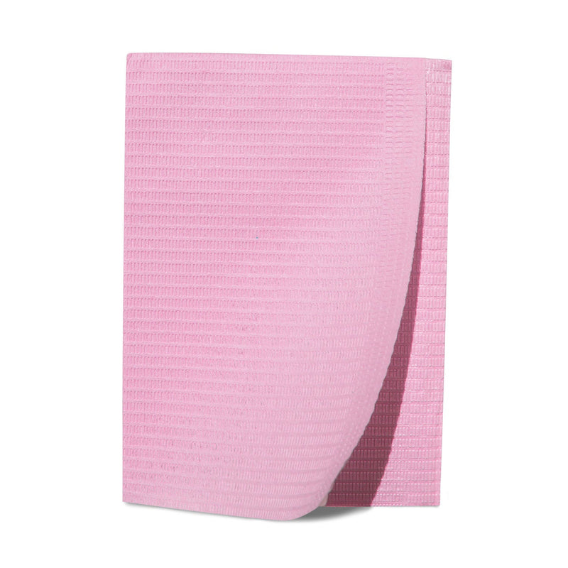 Dukal Corporation Dukal Patient Bib  18", Mauve, 125/pk, 4 pk/cs (55 cs/plt)