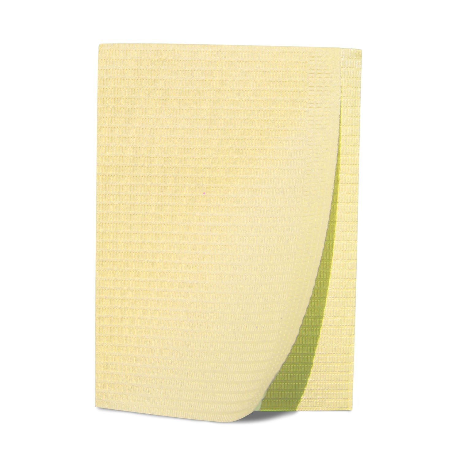 Dukal Corporation Dukal Patient Bib  18", Yellow, 125/pk, 4 pk/cs (55 cs/plt)