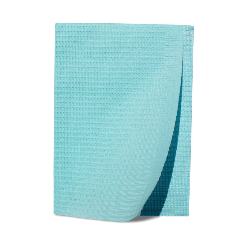 Dukal Corporation Dukal Patient Bib  18", Blue, 125/pk, 4 pk/cs (48 cs/plt)