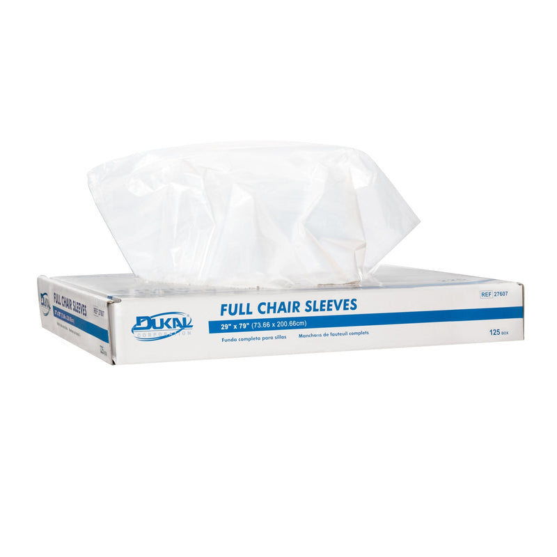 Dukal Corporation Dukal Chair Sleeve  Sleeves, Full Size, 29" x 80", 125/bx, 3 bx/cs (42