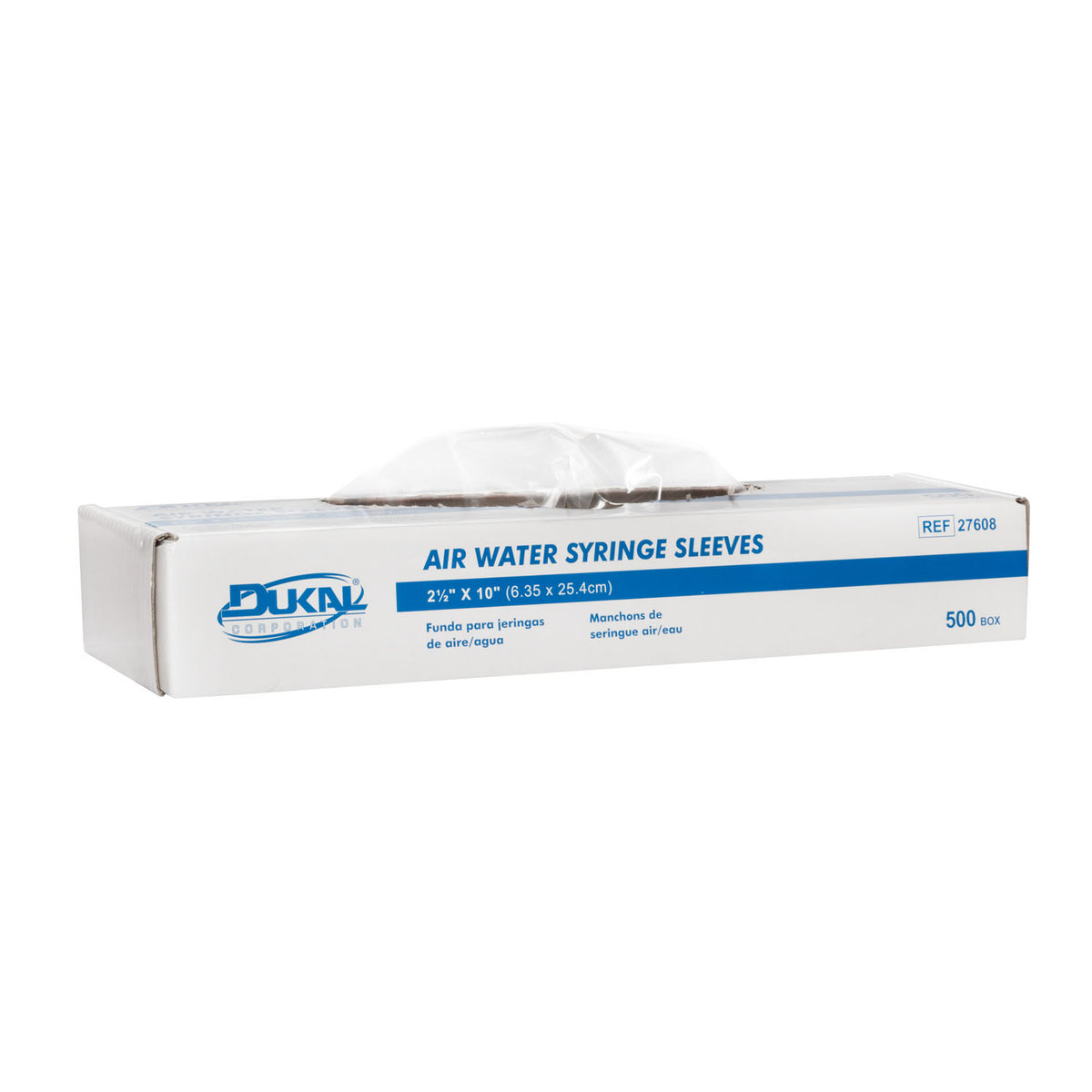 SLEEVE SYRING AIR/WATER2.5X10 500/BX 36BX/CS