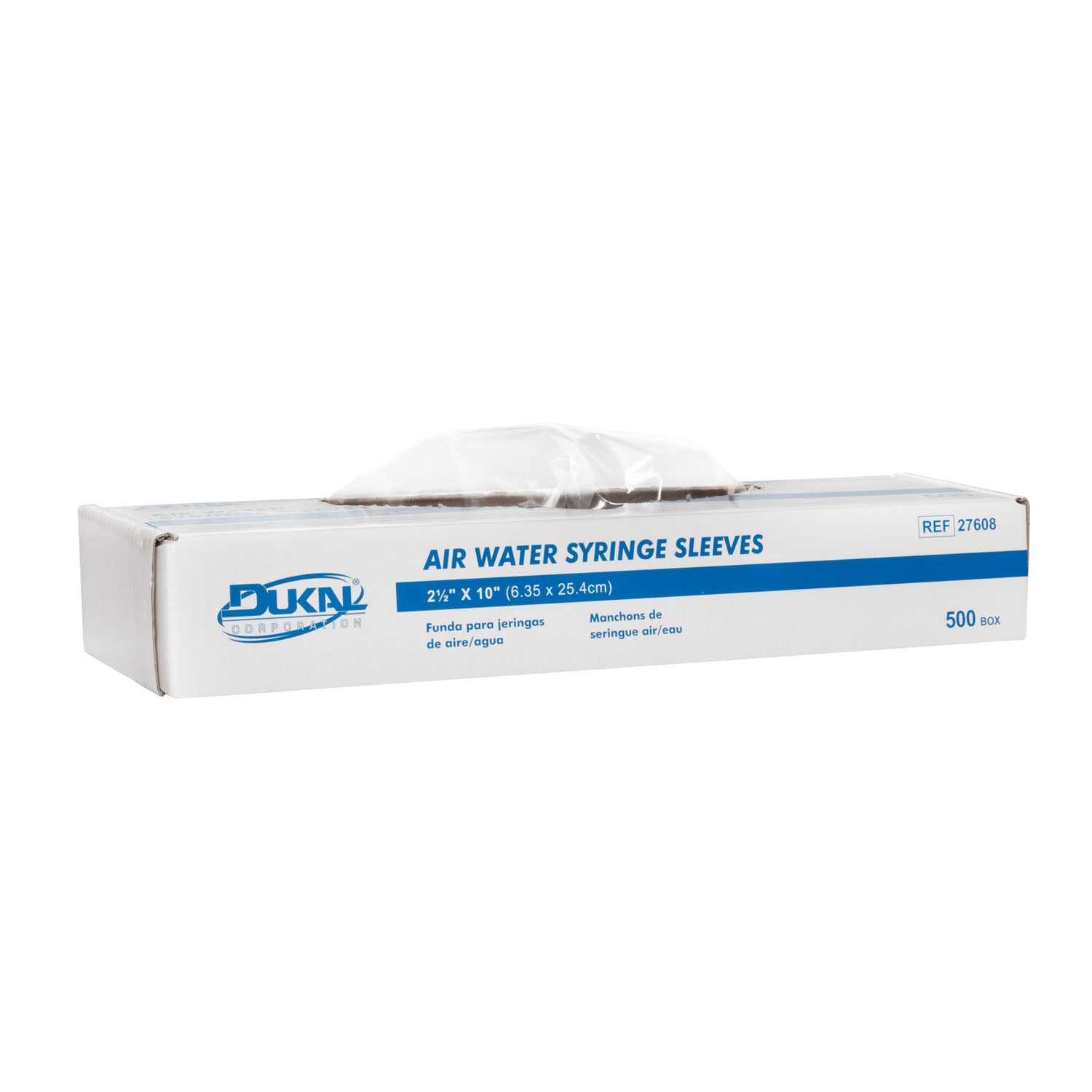 SLEEVE SYRING AIR/WATER2.5X10 500/BX 36BX/CS