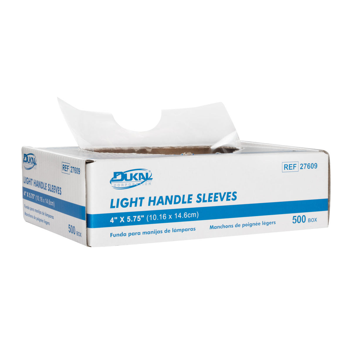 SLEEVE HANDLE LIGHT T-STYLE4X5.75 500/BX 36BX/CS