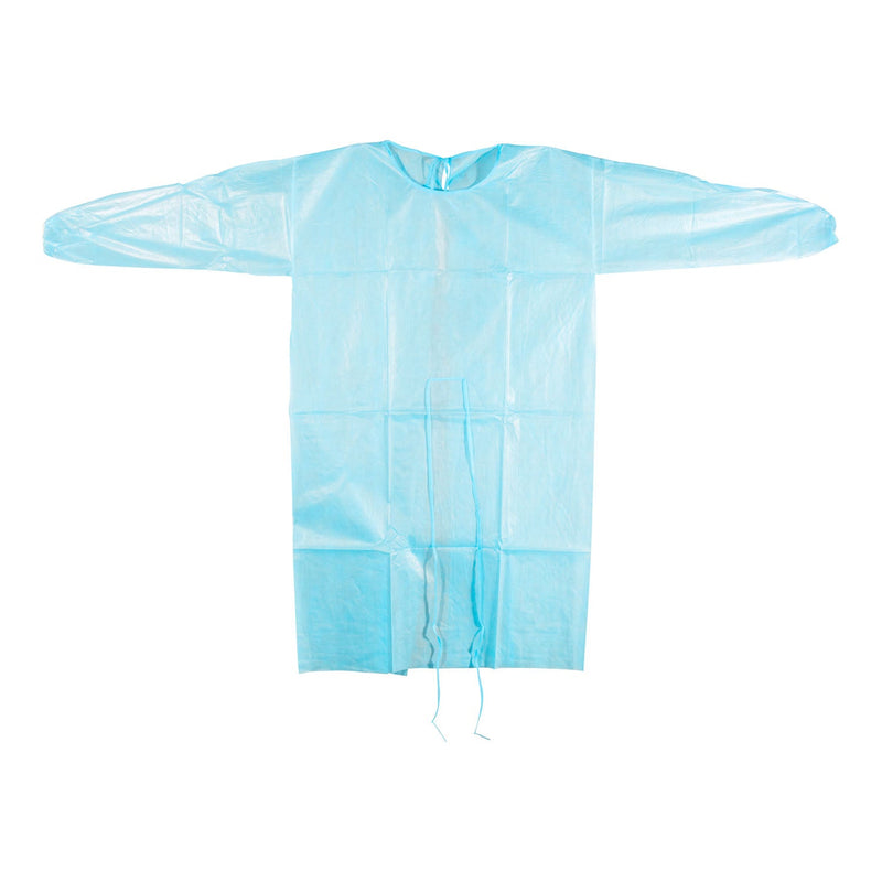 Dukal Corporation Dukal Isolation Gowns  303BL - Isolation Gown, Poly Coated, Impervious, B