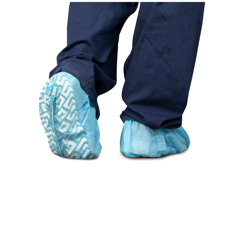 Dukal Corporation Dukal Shoe Covers  Shoe Covers, Non Skid, Extra Large (size 14-16) Bl