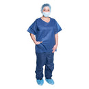 SCRUB SHIRT DK BLU MD NS10/BG 5BG/CS