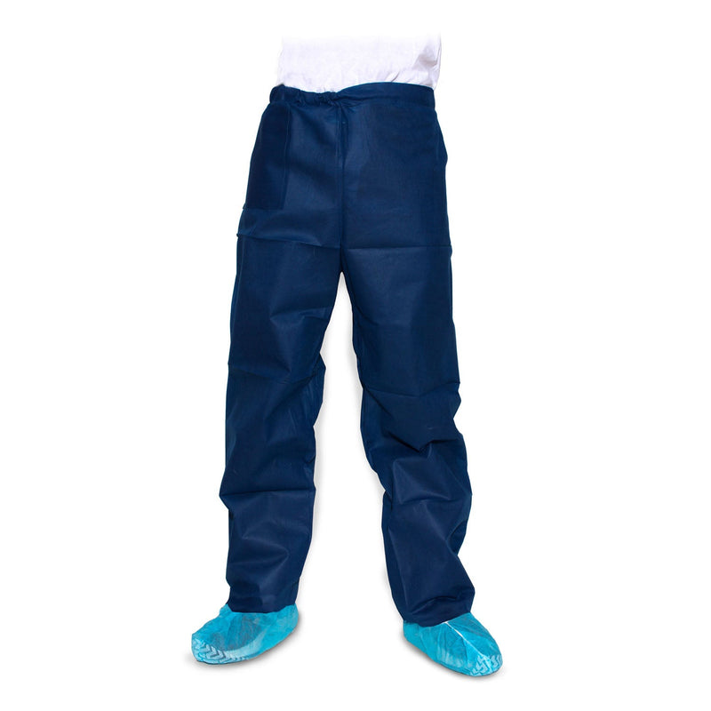 Dukal Corporation Dukal Scrub Pants  Pants, Large, Blue, Disposable, 10/bg, 5 bg/cs