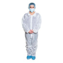 Dukal Corporation Dukal Coveralls  Coveralls, White, Size XXL, Disposable, 5/bg, 5 bg