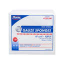 SPONGE GAUZE 4X4 12PLY NS100/BG 20BG/CS