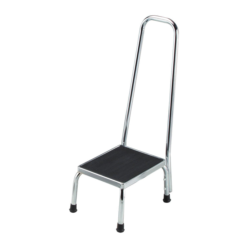 Dukal Corporation Dukal Tech-Med Footstools  Footstool with Handrail, Chrome, 2/cs