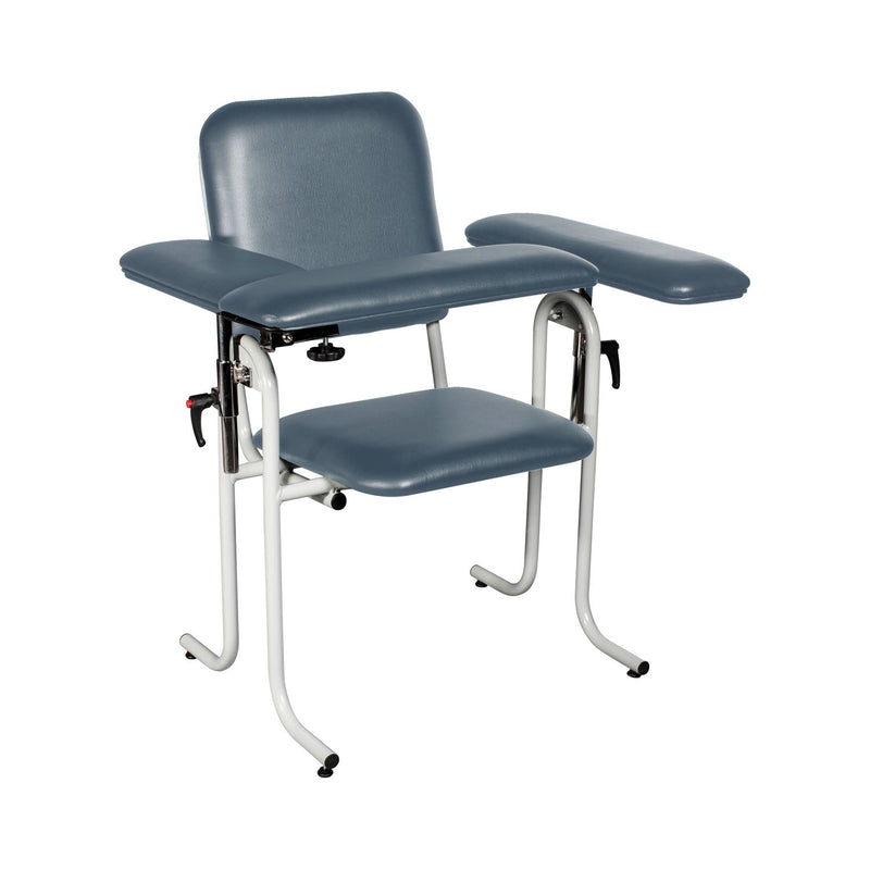 Dukal Corporation Dukal Tech-Med Blood Draw Chair  Blood Draw Chair with Flip Up Arm, Upholstered, Se