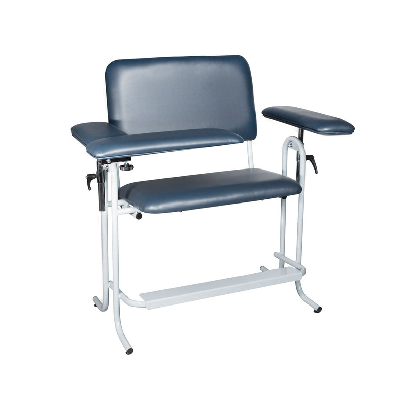 Dukal Corporation Dukal Tech-Med Blood Draw Chair  Blood Draw Chair with Flip Up Arm, Wide, Upholster