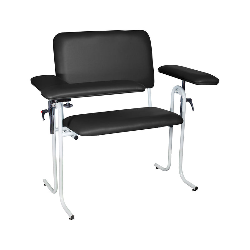 Dukal Corporation Dukal Tech-Med Blood Draw Chair  Blood Draw Chair with Flip Up Arm, Wide, Upholster