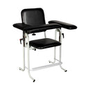 CHAIR BLOOD DRAW TALL 500LBCAPACITY BLK (DROP)