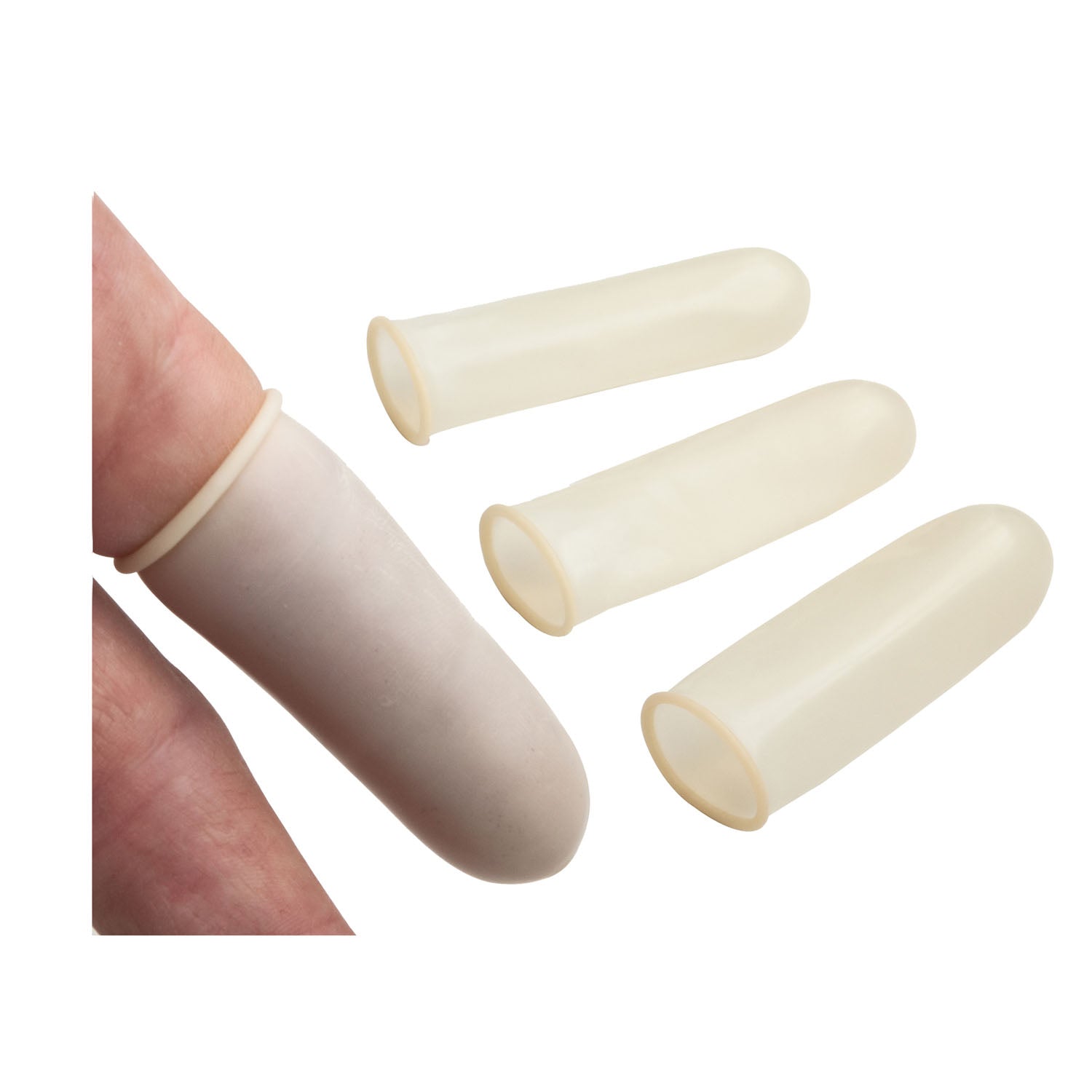 Dukal Corporation Dukal Tech-Med Latex Finger Cots  Non-Powdered, Small, 144/bx