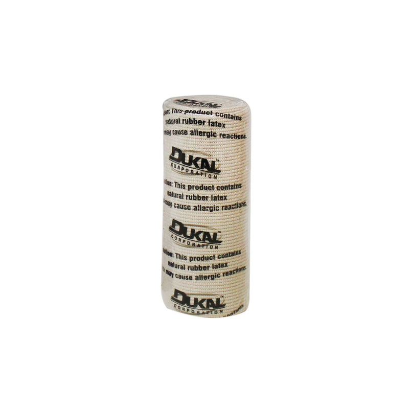 Dukal Corporation Dukal Elastic Bandage  Elastic Bandage Roll, 4" x 4.5yd, Non-Sterile, 10/