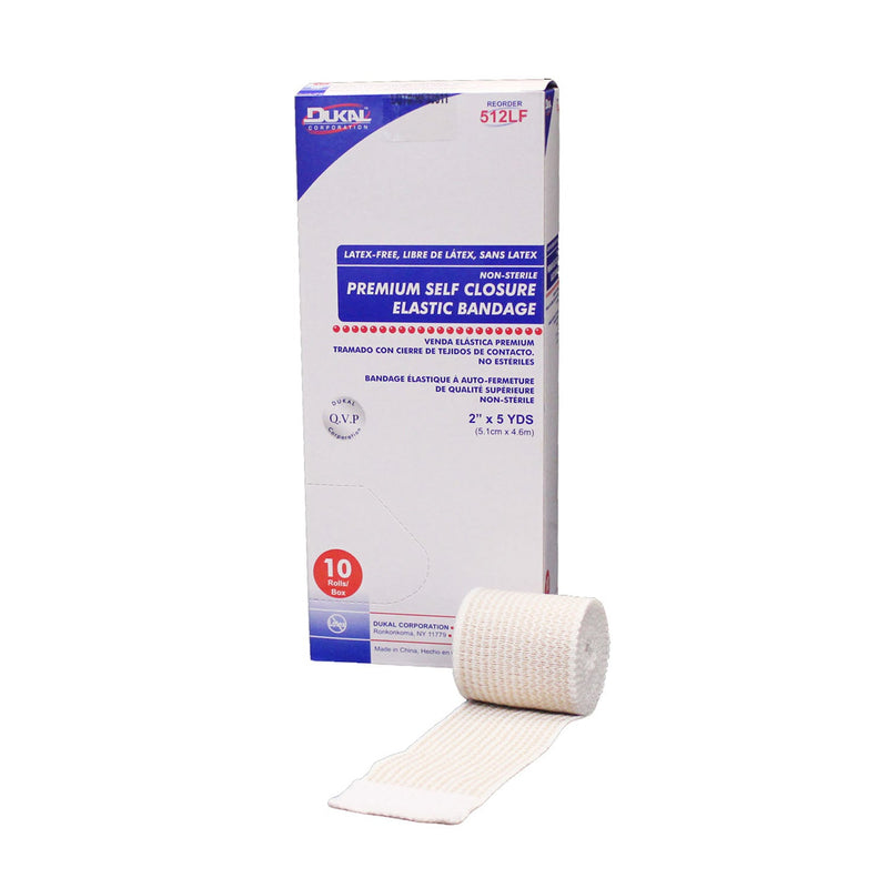 Dukal Corporation Dukal Elastic Bandage  Elastic Bandage with Self Closure, 2" x 5yd, Non-S