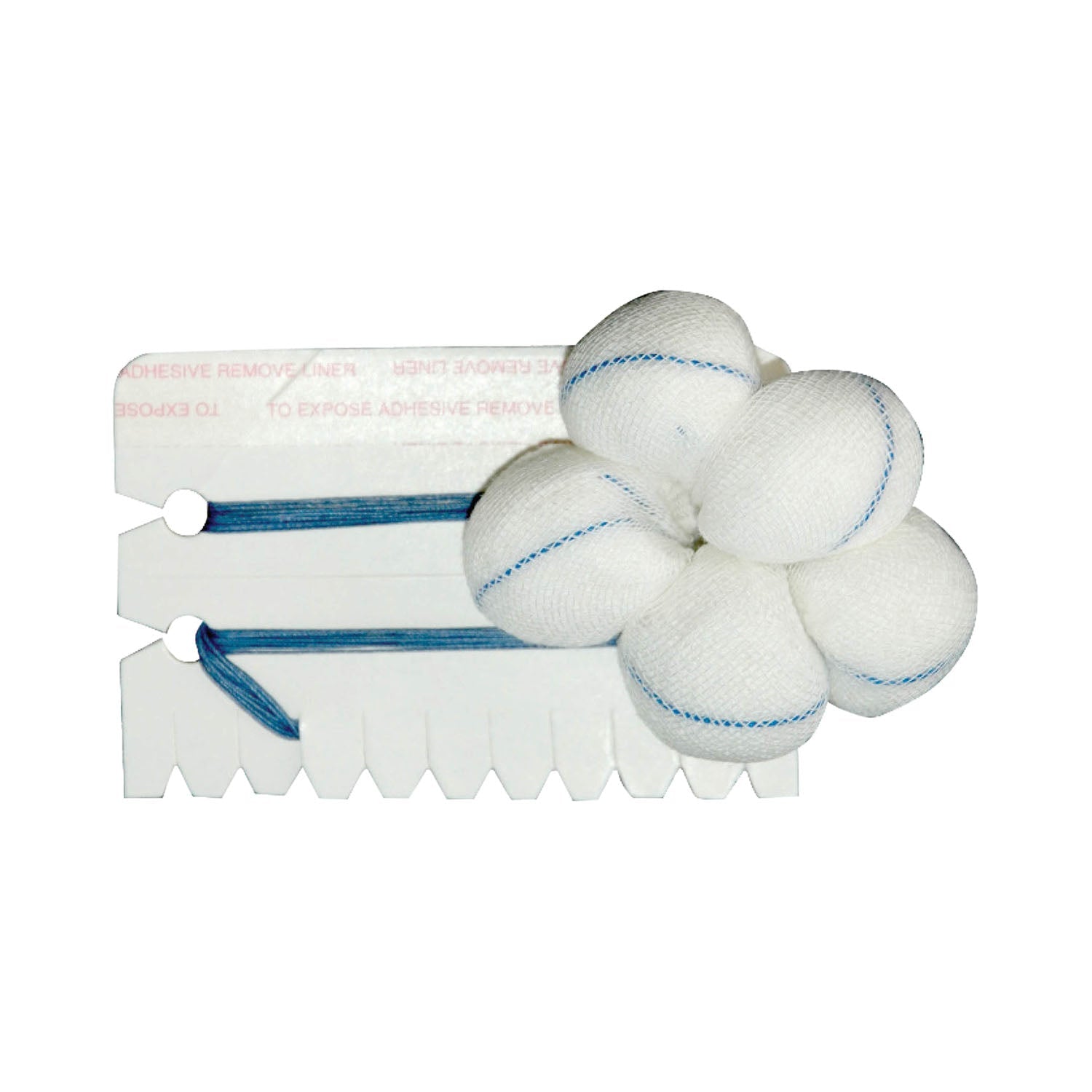 Dukal Corporation Dukal 15" Double Strung Tonsil Sponges  5s, Large, 1", 5/pk, 100 pk/cs
