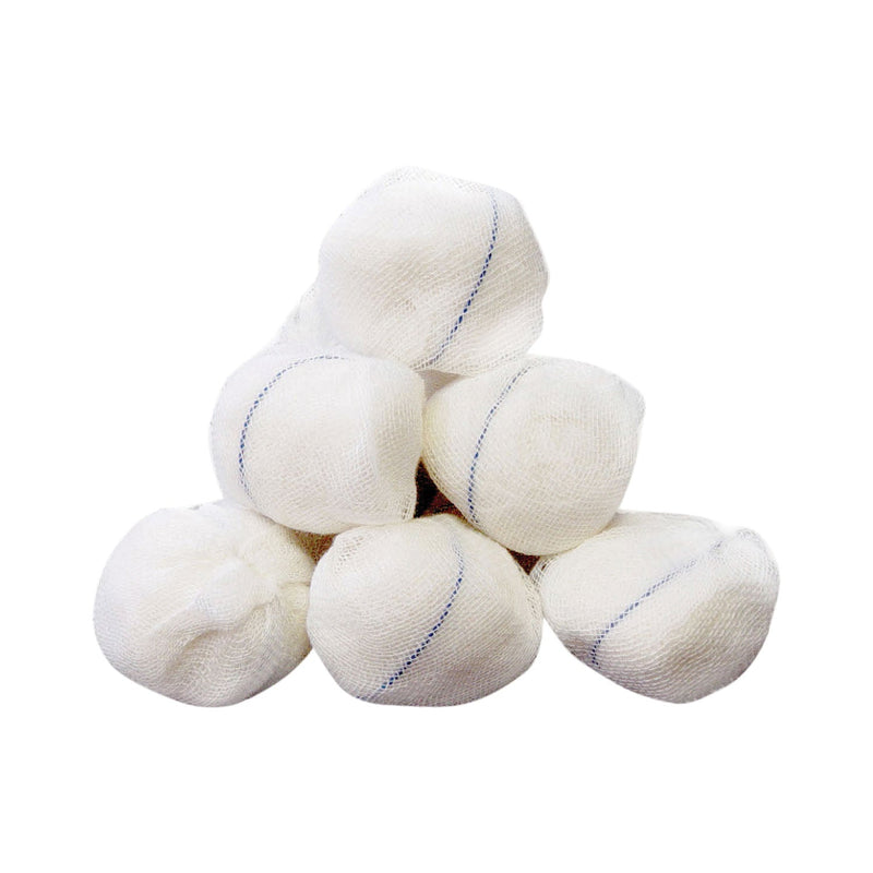 Dukal Corporation Dukal Round Stick Sponges  Cotton Filled, X-Ray Detectable, Large 1", Non-Ste