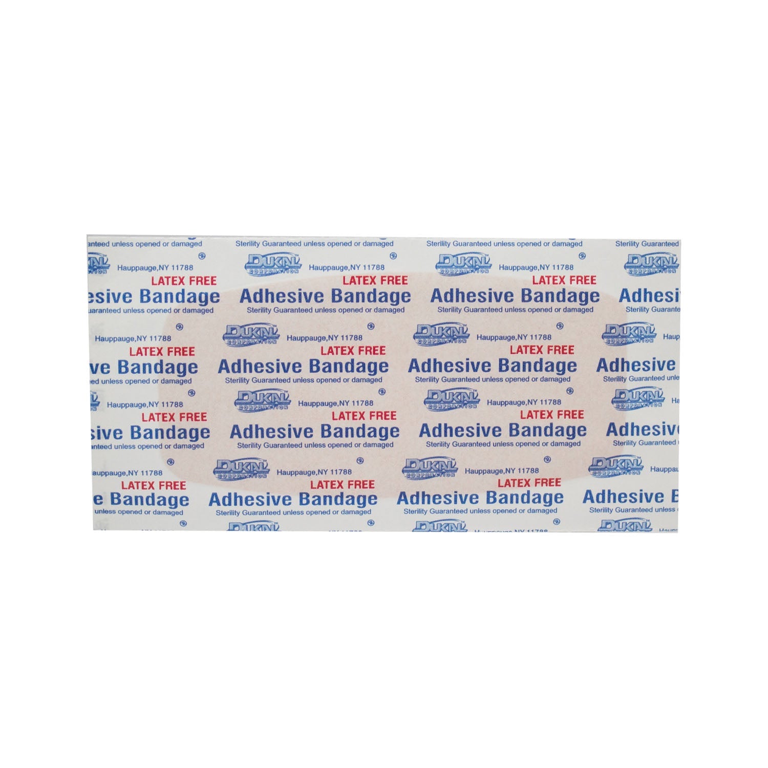 Dukal Corporation Dukal Adhesive Bandages  7611 - Adhesive Bandage, Plastic, 2" x 4", X-Large
