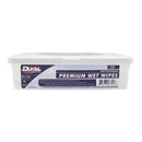Dukal Corporation Dukal Wet Wipes  Wet Wipes, 9" x 13", Adult, 64/tub, 8 tub/cs