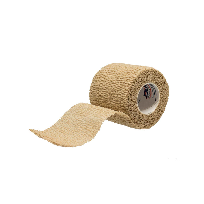 Dukal Corporation Dukal Cohesive Bandages  Bandage, Cohesive, 1", Non-Sterile, Tan, 5 yds/rl,
