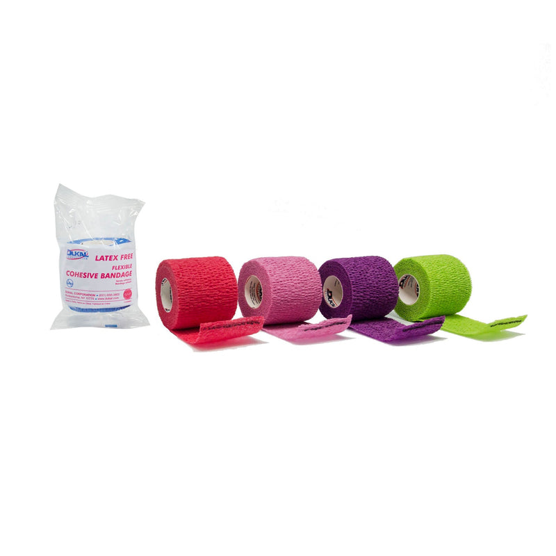 Dukal Corporation Dukal Cohesive Bandages - Latex Free  Cohesive, 2" x 5 yds, Latex Free (LF), Non-Sterile