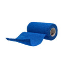 BANDAGE COHESIVE 4X5YD BLUELF NS 1RL/PK 18PK/BX