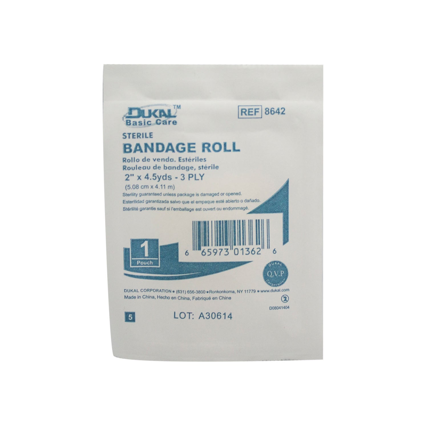 BANDAGE ROLL BASIC 2INX4.5YDST 1RL/BG 96BG/CS