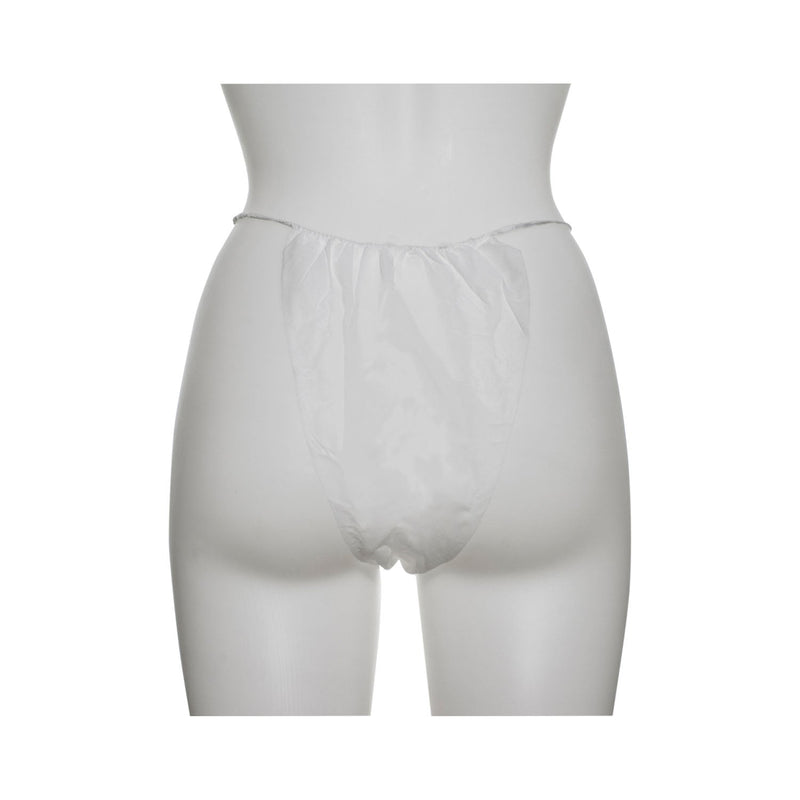 Dukal Corporation Dukal Spa Supply & Spa Care Products  Bikini Panty, White, Non-Sterile, 1/bg, 100bg/bx,